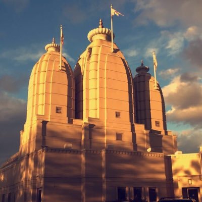 A modern Hindu temple of the Maninagar Shree Swaminarayan Gadi Sansthan, a global non-profit organization that promotes spiritual, cultural, and social welfare.