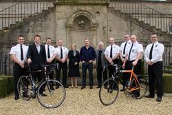 We are serving or retired police officers cycling the three peaks challenge over 7 days for the British Heart Foundation.