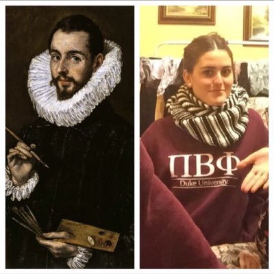 twitter pic is of me and my doppelgänger, El Greco (1541-1614)