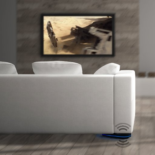 The first ready-to-use device that fit any couch and that literally takes you inside the movie/game by providing you with some powerful and dynamic vibrations!