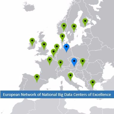 European Network of National Big Data Centers of Excellence is connecting around 60 research institutions of 17 European countries.
#bigdata #europe #network