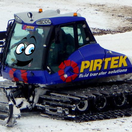 I'm the official PIRTEK snow groomer for the world's largest #snowmobileracing series - The @Amsoil Championship #Snocross Series!