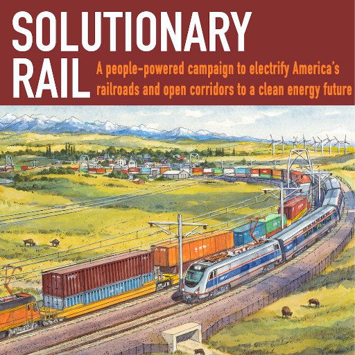 A people-powered campaign to electrify America's railroads, run trains on green energy, open corridors to a clean energy future, protect community & create jobs