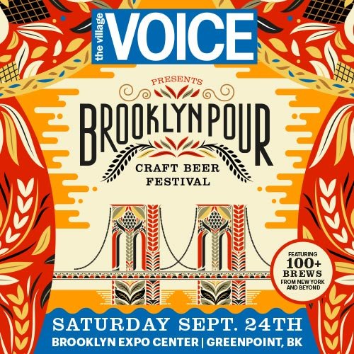 The Village Voice's Craft Beer Festival on 9/24/16 at Brooklyn Expo Center, featuring 100+ local and craft beers, food, entertainment and more