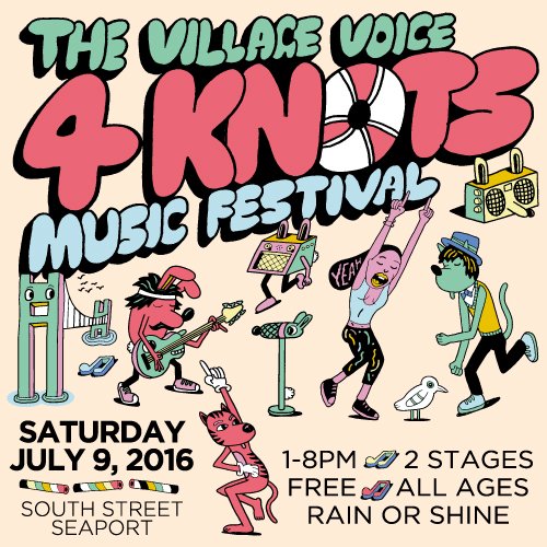 4knotsfest's profile picture. The Village Voice 6th Annual 4Knots Music Festival July 9, 2016 at the South Street Seaport - FREE! 
https://t.co/KcEEZGVM85