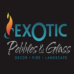 Exotic Pebbles offers America's largest range of 100% recycled Fire Glass for fireplaces & fire pits.