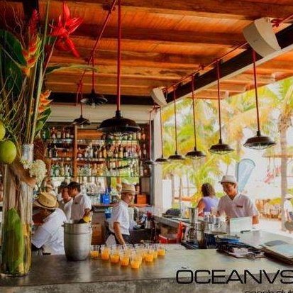 Oceanvs Beach Club & Restaurant is located in one of the ten most beautiful beaches in the world. North Beach, North Isla Mujeres.