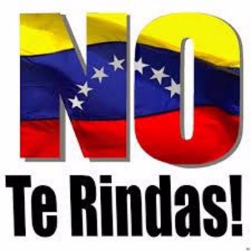 No descansaremos hasta volver a tener una Venezuela LIBRE de dictadura, NO MÁS OPRESIÓN