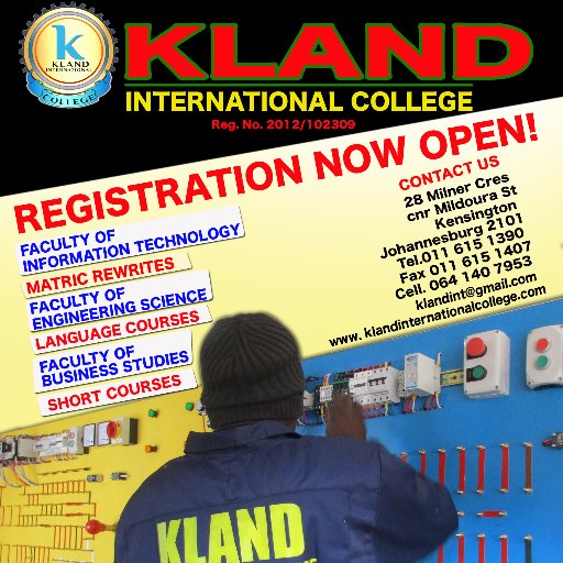 KLAND INTERNATIONAL COLLEGE is one of the most successful Colleges in Johannesburg.