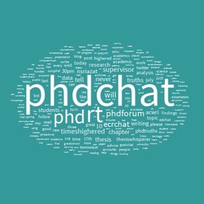 #phdchat, connect + share + discuss. we just launched our new account. please follow and mention @firstphdchat for RT.