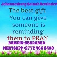 Jhb Salaah Reminder
