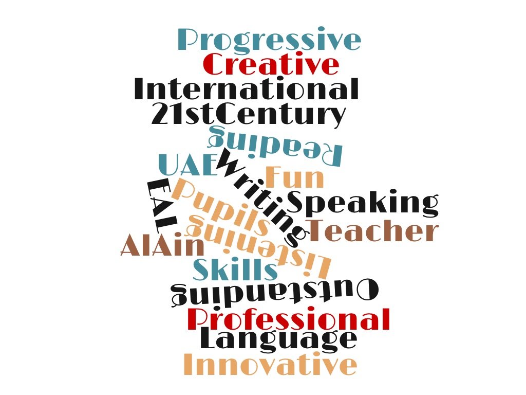 EAL teacher at an international College based in the Oasis city of Al Ain. Originally from the UK, interested in current T&L, CPD and developing my PLN.