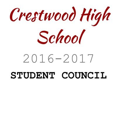 Official Twitter for the Crestwood High School 2016-2017 Student Council! Follow for updates, reminders, and Red Devil pride! DM with questions