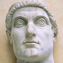 Former Emperor of Rome. Successful on numerous military campaigns. Re-founded Rome on a Christian foundation. You're welcome.