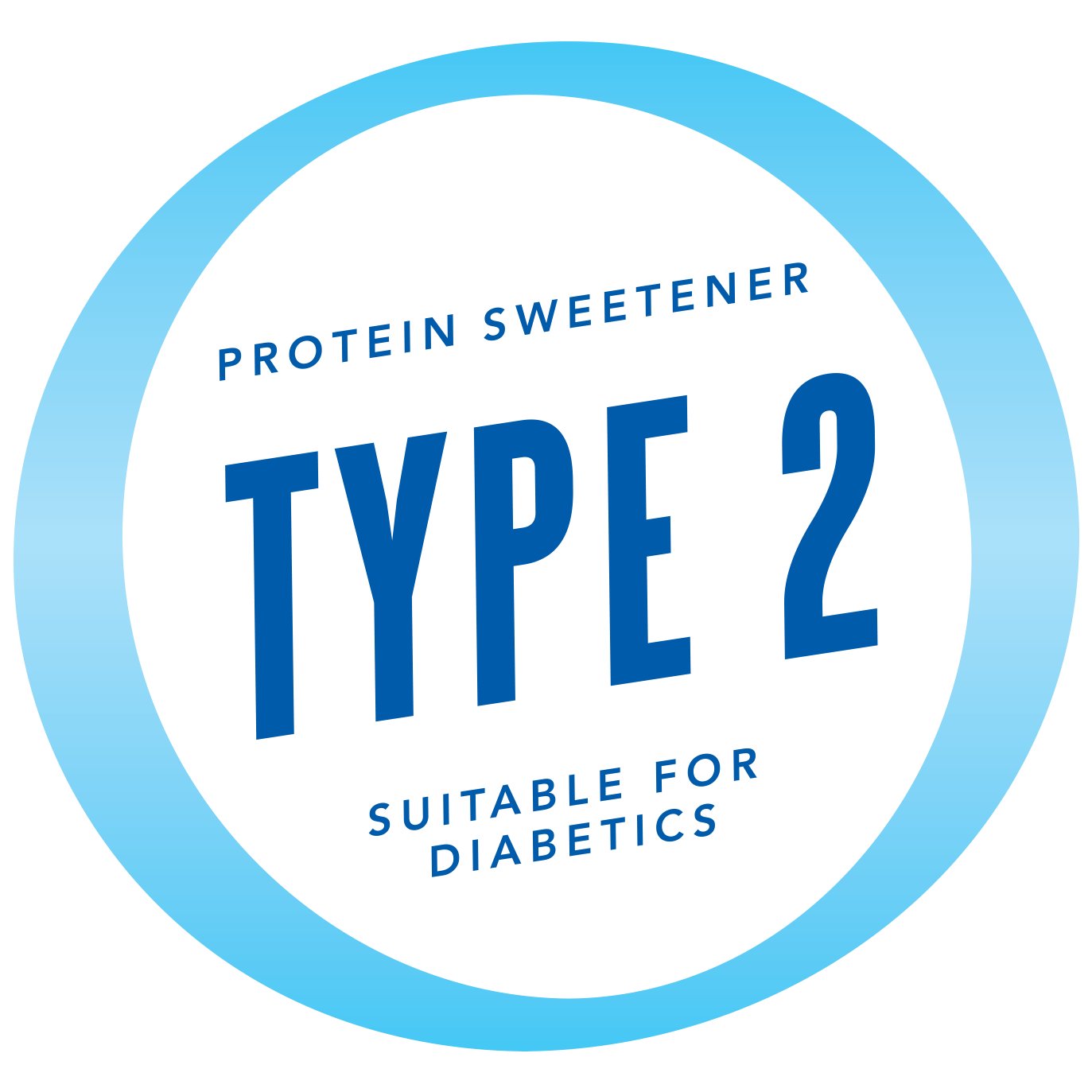 Type 2 protein sweetener is an alternative to sugar & is safe for diabetics. Made with Natural Plant Protein & 80% dietary fibre it doesn’t raise blood glucose