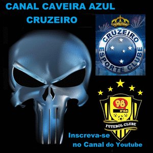 Acesse o 💀Canal Caveira Azul Cruzeiro no youtube e assista aos Gols do Cruzeirão com a Narração de Albertinho Lombriga do 98 Futebol Clube.