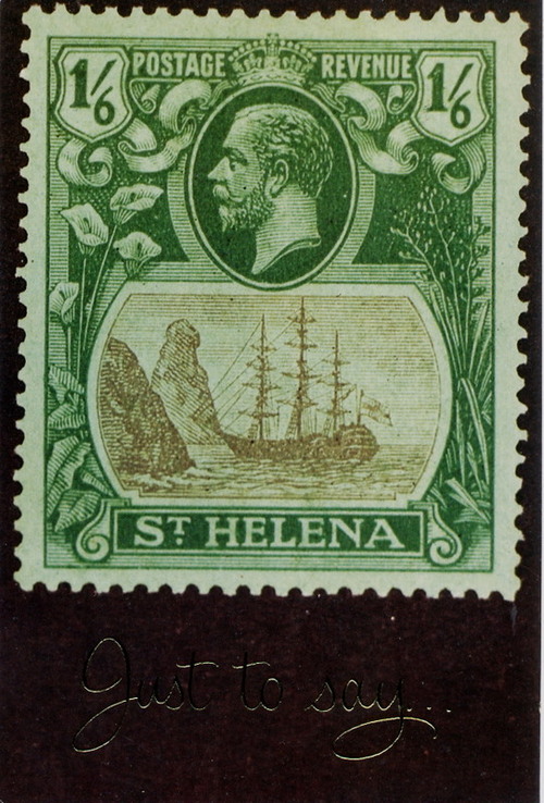 Married to a St.Helenian for 62 years and follow events on St.Helena and collects postcards and postal history.  Born in Foxton Cambridgeshire.1940 10yrs R. N.