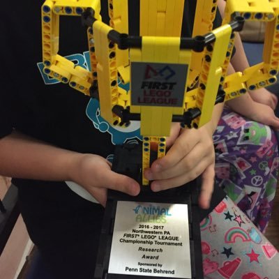 Iroquois Elementary School Lego League Team.