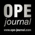 OPE journal (@opejournal) Twitter profile photo OPE journal (@opejournal) Twitter profile photo