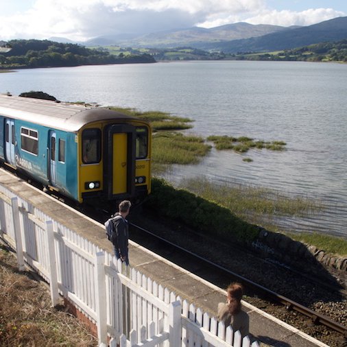 A railway station on the Conwy Valley line in North Wales.