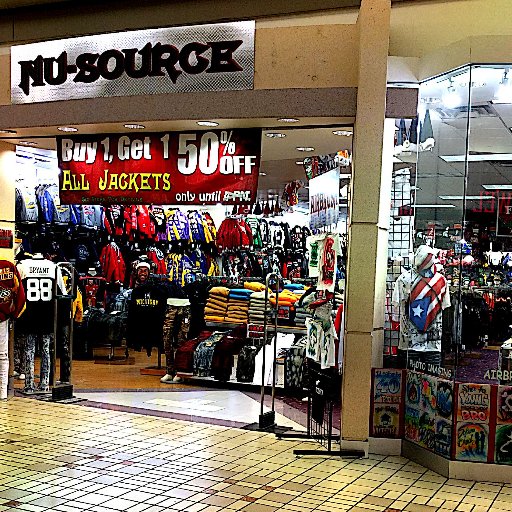 Hi! We are Nu.Source retail clothing store in Eastland Mall, Columbus, Ohio. We have all the team Jackets NFL, NBA, MLB, NHL and NCAA.  Please do visit us.