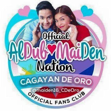 Official ALDUB|MAIDEN Fans Club CAGAYAN DE ORO Chapter. Affiliated to ALDUB|MAIDEN NATION @MaineAlden16