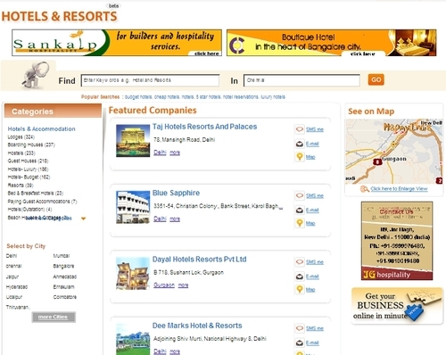 A Online Directory of Hotels, Resorts, Lodges, Inns, Motels, etc.