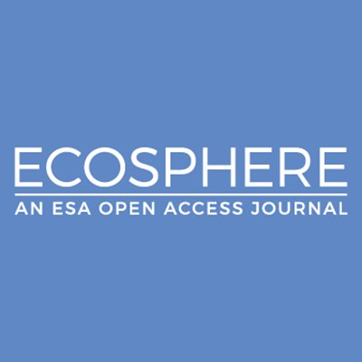 Ecosphere: the Ecological Society of America's rapid-publication, open access journal.
