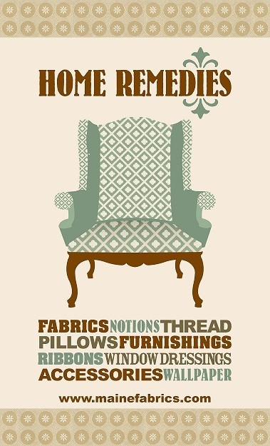 Southern Maine's destination for home decor fabrics, furnishings and a full-service work room to create or refurbish your custom look.