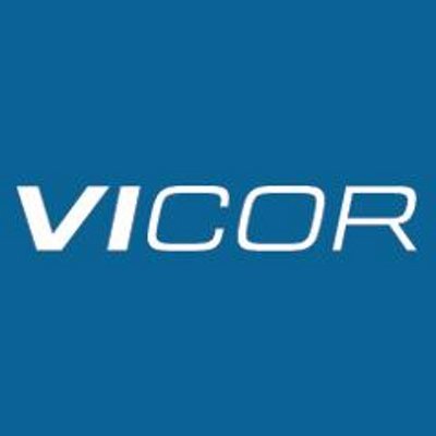 Follow us at @VicorPower” and https://t.co/VMhcfLPe0t