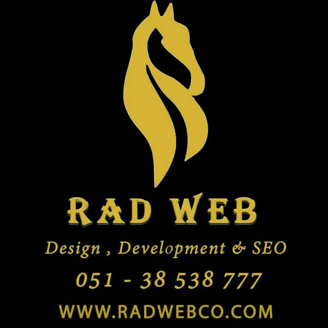 شرکت راد وب - 
طراحی توسعه و بهینه سازی وب سایت در مشهد
Tel: +989156992294
Office: +985138538777