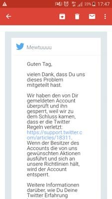 Dieser Account ist da, um Accounts die es verdient haben sperren zu lassen! :)