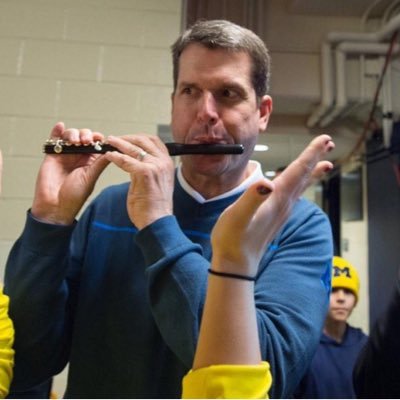 Fake Jim Harbaugh! (parody) UM Dream Coach. In need of wins and RTs. Drinker of whole milk. Bitter. The spot was short! Why get 10 wins when you can get 8?