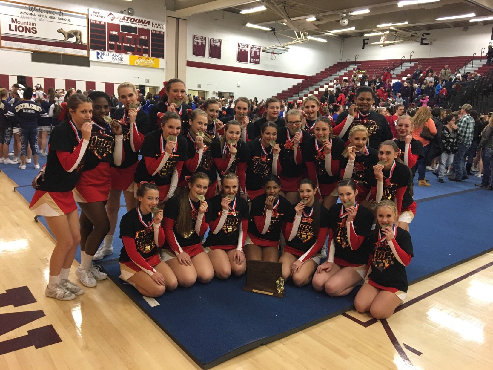 Bishop McCort Catholic High School Cheerleaders