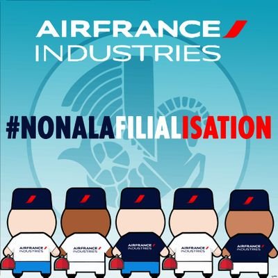 nonalafiliale's profile picture. Nous, personnel de la DGI  Air France refusons la filialisation d'Air France industries.