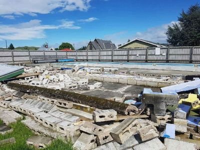 The Waiau Community pool was destroyed in the 7.8 quake. We are trying to raise funds to rebuild it. 
Verdon Kelliher