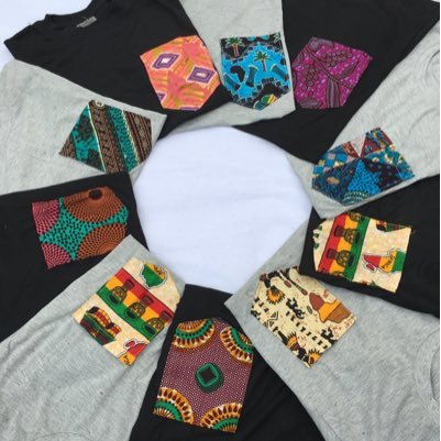We make apparel out of pockets from fabric in Ghana to support foster children with HIV/AIDS. Contact us for your shirt today! 20% of each shirt is donated!