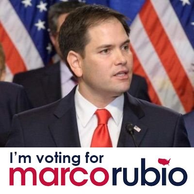 Marco Rubio is the future of the Republican Party, a Strong Foreign Policy and a Strong Conservative. #TeamMarco