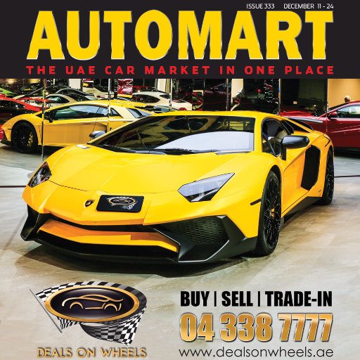 AUTOMART is a fortnightly #magazine bringing you the best of the #usedcar #market in the #UAE . For #Advertising call 00971 43447330