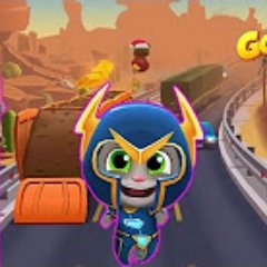 Talking Tom Gold Run Online - Ajude Tom a correr com segurança