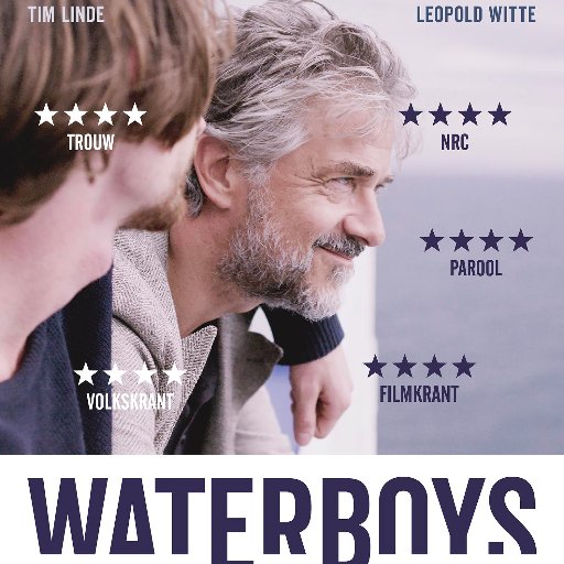 Waterboys a feature film by Robert Jan Westdijk with a.o. Leopold Witte, Tim Linde, Helen Belbin, Julie McLellan, Miles Jupp. Dutch release December 2016.