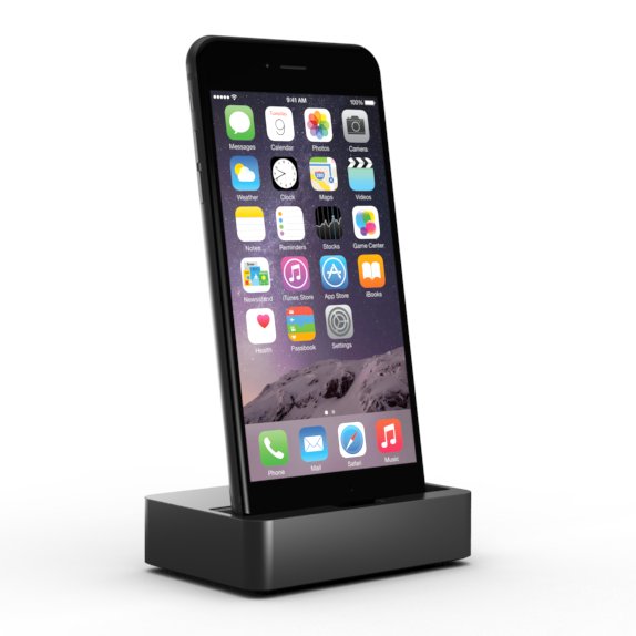 World’s first MFi Dock featuring a Lightning Port and Audio Out.
