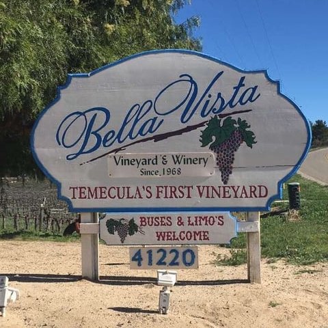 Bella Vista Winery in Temecula, California. The first vineyard in Temecula circa 1968. We are the only certified organically grown grape growers in Temecula!