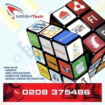 MeshTechGh's profile picture. An IT company committed to providing the best solutions in the areas of Website Design, Web Applications, Search Engine Optimisation and Computer Services.