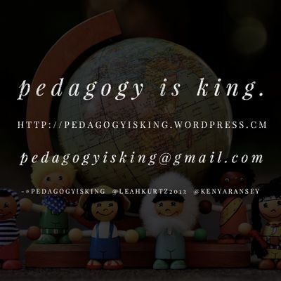 #PedagogyIsKing is more than a saying, it's a movement. Educators must refocus on great teaching to impact students' lives. Join us, and let's change the world!