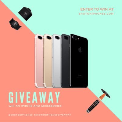 We are giving away a new iPhone + accessories. Go to https://t.co/UU4lx1HMUH and get free entries for following and retweeting👇🏼