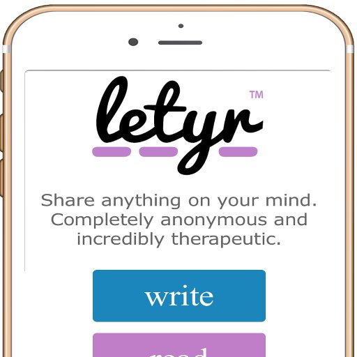 Share anything on your mind. Completely anonymous and incredibly therapeutic. Post a Letyr today! No sign up. Just Letyr go!