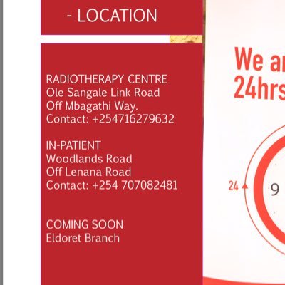 Cancer hospital,call us on +254716279632,0707082481.We are located in Kenya.