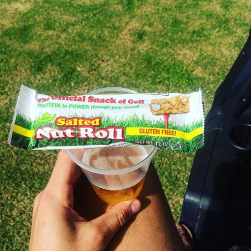 Official Snack of Golf for the average beer drinking golfer!  Why doesn't your course sell Nut Rolls?  Change that today & DM us!⛳️+NutRoll+🍺=👌🏻 #snackofgolf