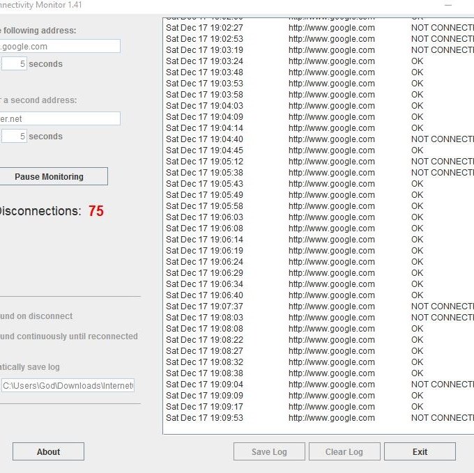 I tweet all of my internet outages from Charter.  Setting up an Internet Speed Test script to tweet when my internet speeds are below advertised.